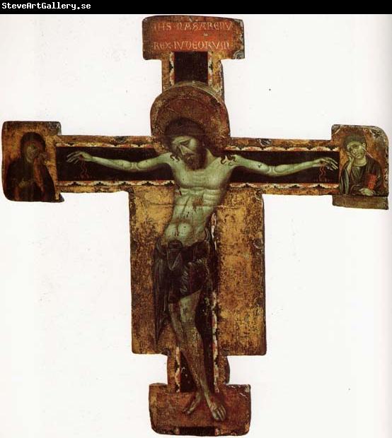 unknow artist Cross,with Depiction of the Crucifixiom